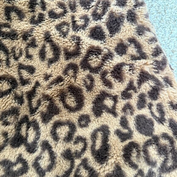 Pottery Barn Baby Halo Sleep Sack Small 0-6 months Leopard Print Cozy - Picture 3 of 8